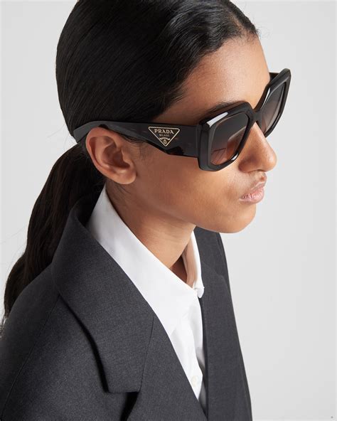 prada eyewear black symbole sunglasses|prada symbole sunglasses sale.